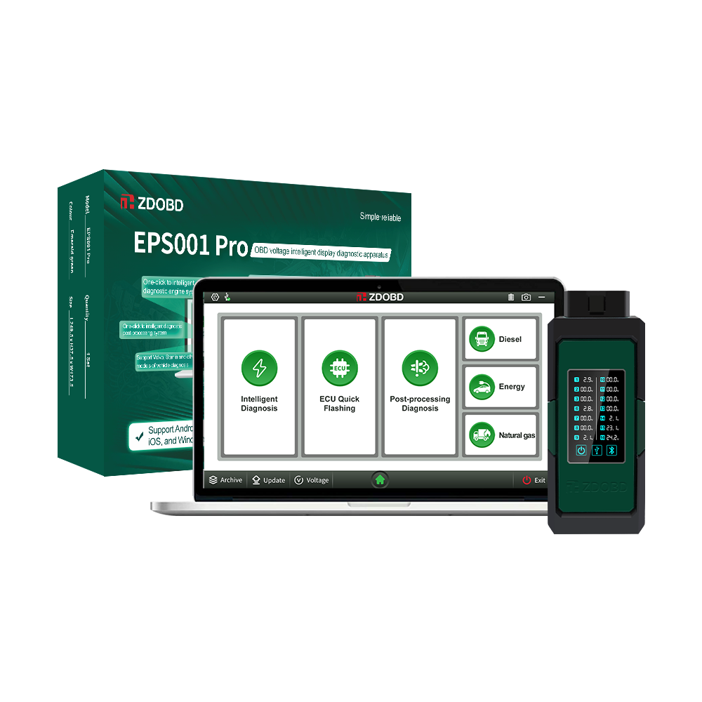 EPS001PRO Heavy Duty Truck Scanner Full System DPF Regen SCR ECU Flashing Tool